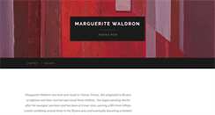 Desktop Screenshot of margueritewaldron.com